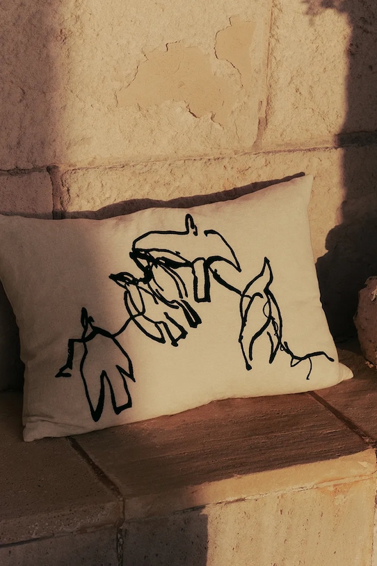 ferm LIVING poszewka dekoracyjna na poduszkę Vuelo 1104270900 beżowy AA00