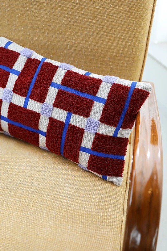 &k amsterdam poduszka dekoracyjna bawełniana Plano 50 x 30 cm 2538.03 multicolor AA00