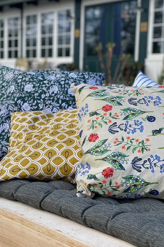 House Doctor poszewka dekoracyjna na poduszkę HDHako 50 x 50 cm 210432303 zielony AA00