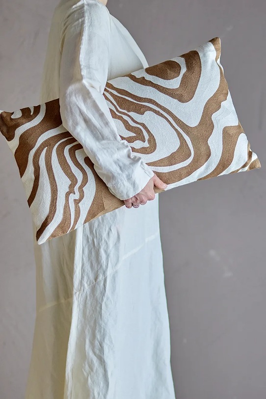 Bloomingville pernă decorativă Aba 60 x 35 cm bej 82066537