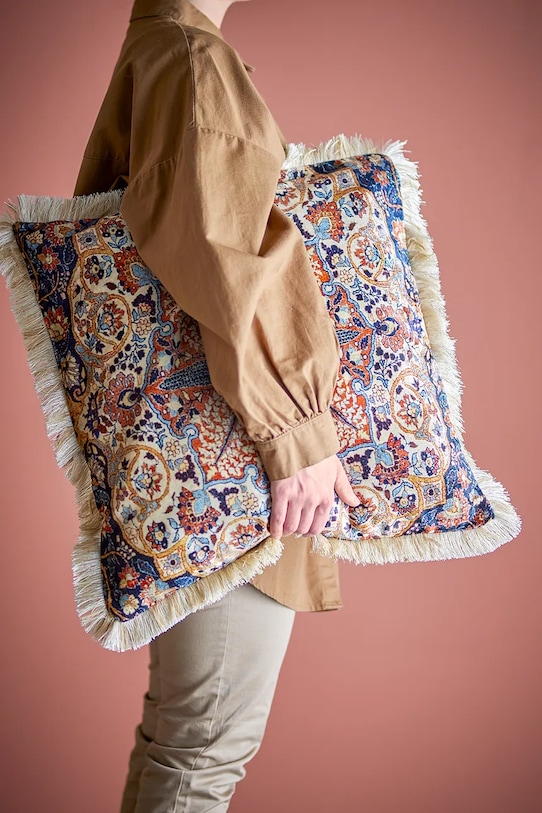 Bloomingville poduszka ozdobna Asu 50 x 50 cm multicolor 82066542