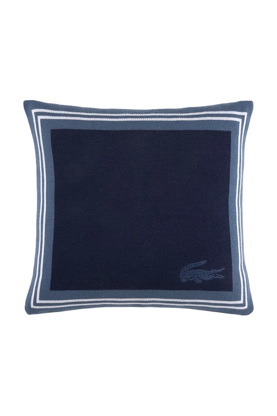 Lacoste poszewka na poduszkę bawełniana L FRAME Marine 45 x 45 cm granatowy 1059166