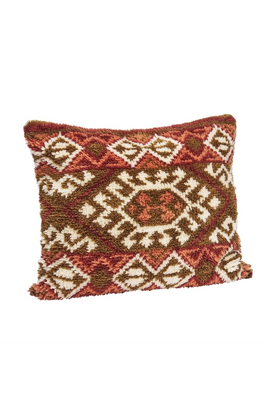 Madam Stoltz poszewka na poduszkę z wełną 60 x 70 cm multicolor JOCU1372