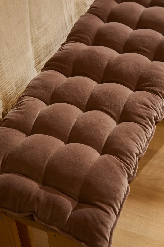 Salon i sypialnia Calma House poduszka dekoracyjna 40 x 120 x 4 cm VELOUR.4.MRR brązowy