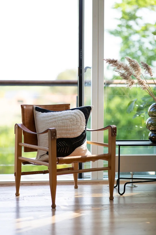 Bongusta poduszka dekoracyjna bawełniana Snake 50 x 50 cm BON41 szary AA00