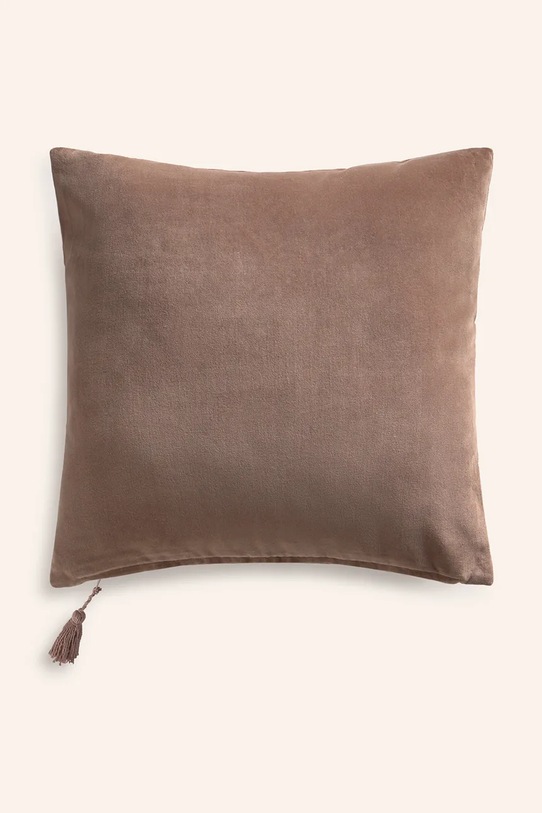 Calma House poszewka dekoracyjna na poduszkę bawełniana Velour 45 x 45 cm brązowy VELOUR.45.MRR