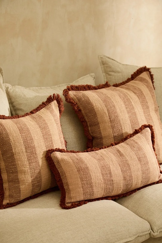 Obývacia izba a spálňa Dekoratívna bavlnená obliečka na vankúš Calma House Jaipur 30 x 60 cm JAIPUR.30.TIE viacfarebná