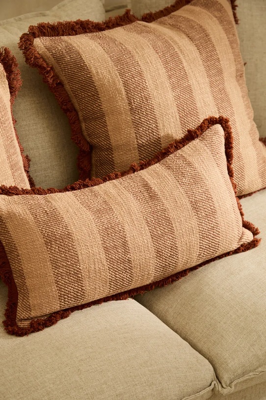 Dekoratívna bavlnená obliečka na vankúš Calma House Jaipur 30 x 60 cm viacfarebná JAIPUR.30.TIE