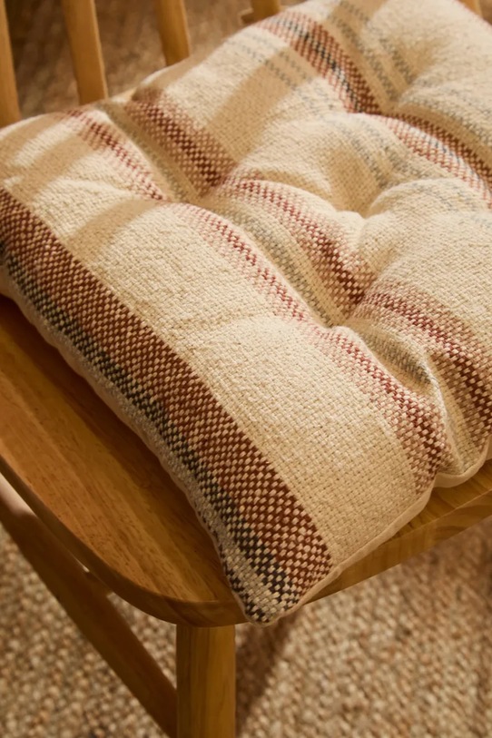 Calma House poduszka dekoracyjna na krzesło bawełniana Peru 40 x 40 x 4 cm PERU.40G.TIE multicolor