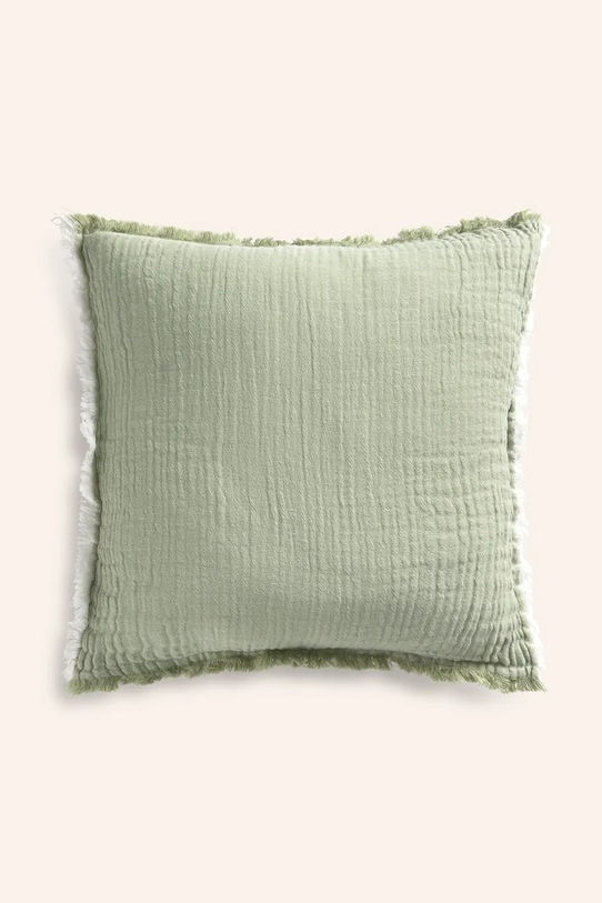 Calma House poszewka dekoracyjna na poduszkę bawełniana Layer 45 x 45 cm zielony LAYER2.45.VER