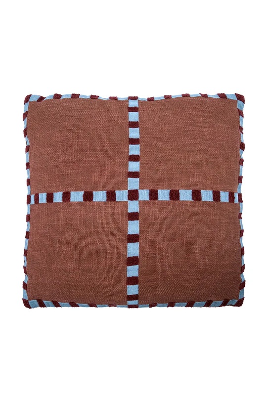 House Doctor poszewka dekoracyjna na poduszkę bawełniana HDCross 50 x 50 cm multicolor 900000156