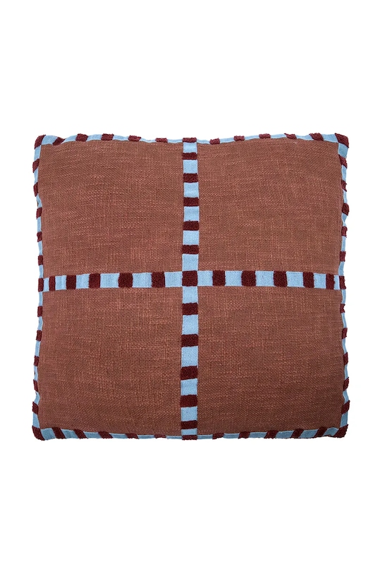 House Doctor poszewka dekoracyjna na poduszkę bawełniana HDCross 50 x 50 cm multicolor 900000156