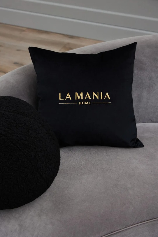 La Mania poduszka dekoracyjna Black & Gold 50 x 50 cm czarny 5905090152439
