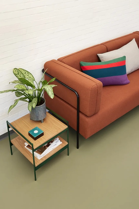 Salon i sypialnia Hübsch poduszka dekoracyjna bawełniana Line 40 x 60 cm 221603 multicolor