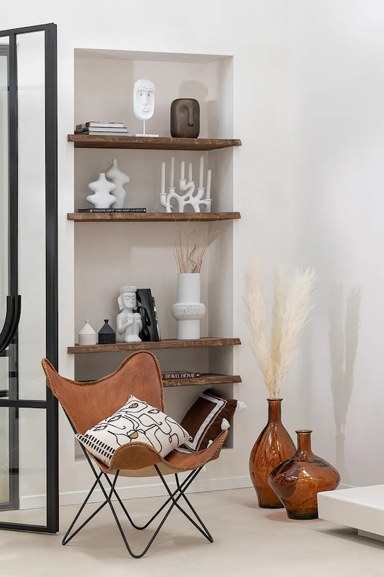 Salon i sypialnia J-Line poduszka dekoracyjna bawełniana Faces 68 x 40 cm 33912 multicolor