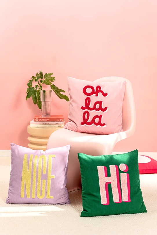 Salon i sypialnia Magma poszewka dekoracyjna na poduszkę Pixie 45 x 45 cm 67702.007 różowy