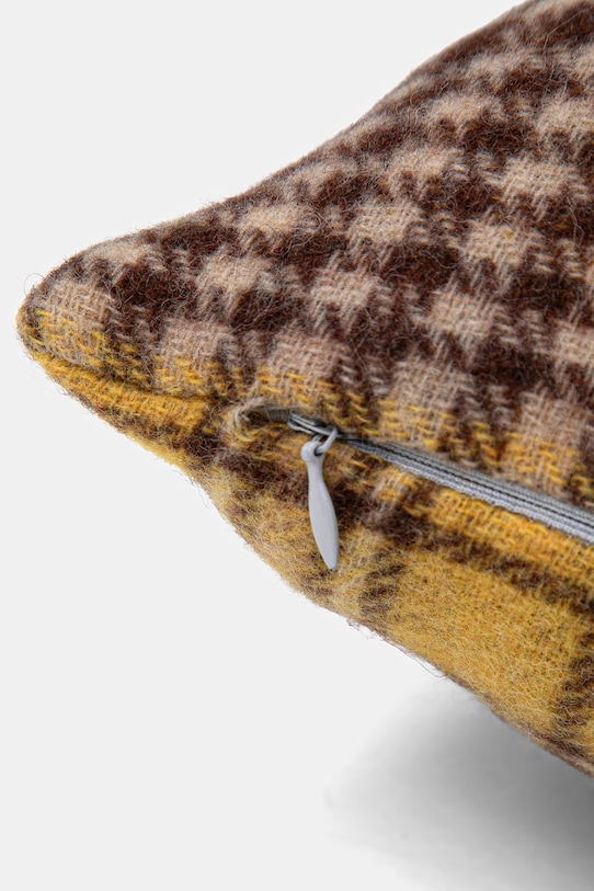 Poszewka na poduszkę dekoracyjna z lnem 45 x 45 cm 207686.ALASKA żółty AA00