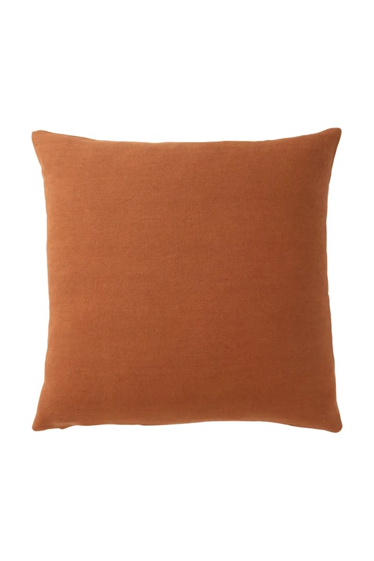 Olivier Desforges față de pernă decorativă din in ACHILLE Caramel 45 x 45 cm 1069052 portocaliu AA00