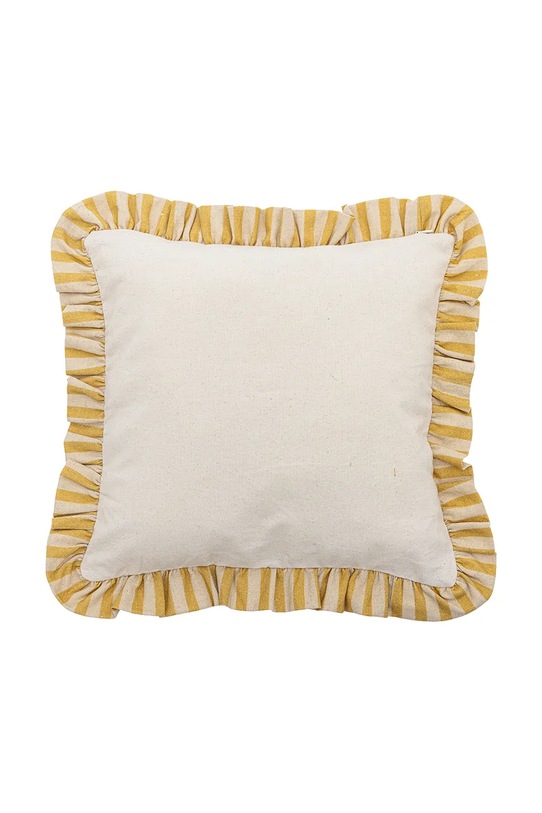 Bloomingville poduszka dekoracyjna bawełniana Camila 35 x 35 cm 82069369 żółty AA00