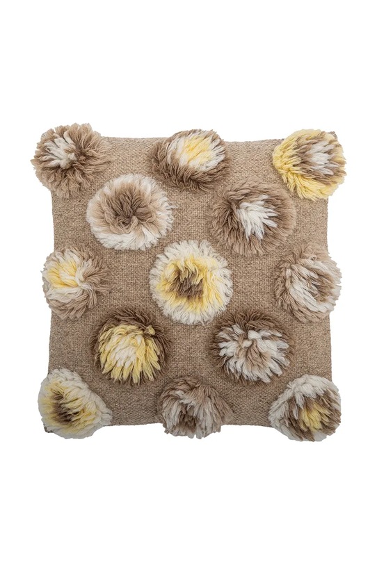 Bloomingville poduszka dekoracyjna z materiału tekstylnego 50 x 50 cm brązowy 82063129