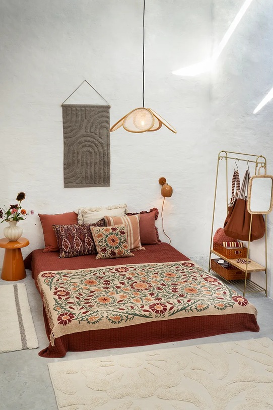 Salon i sypialnia Madam Stoltz poszewka na poduszkę z materiału tekstylnego 50 x 50 cm 325.05A multicolor