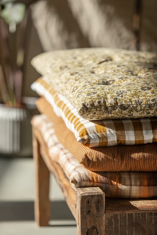 Bombažna dekorativna blazina za klop Madam Stoltz 45 x 125 cm MP.45125.50