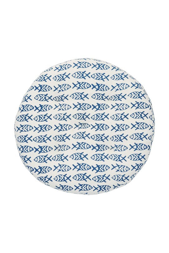 Madam Stoltz poduszka dekoracyjna z materiału tekstylnego 45 cm niebieski RCP.45.303B