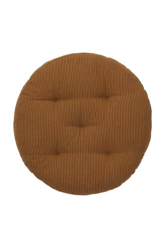 Madam Stoltz poduszka dekoracyjna na krzesło bawełniana 45 cm brązowy RCP.45.50