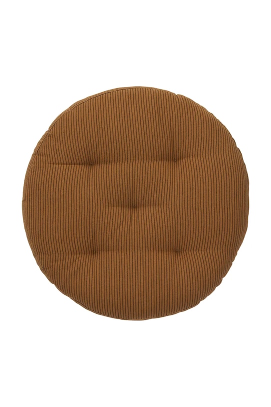 Madam Stoltz poduszka dekoracyjna na krzesło bawełniana 45 cm brązowy RCP.45.50