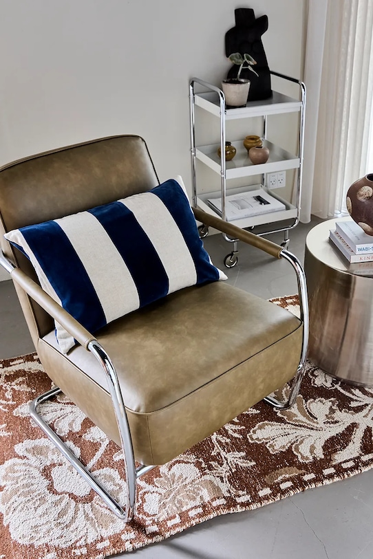 Σαλόνι και υπνοδωμάτιο Διακοσμητική μαξιλαροθήκη λινή House Doctor HDSono 60 x 40 cm 900001196 σκούρο μπλε