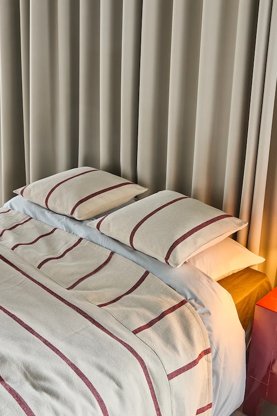 Σαλόνι και υπνοδωμάτιο Διακοσμητική βαμβακερή μαξιλαροθήκη House Doctor HDNula 50 x 50 cm 900001342 κόκκινο