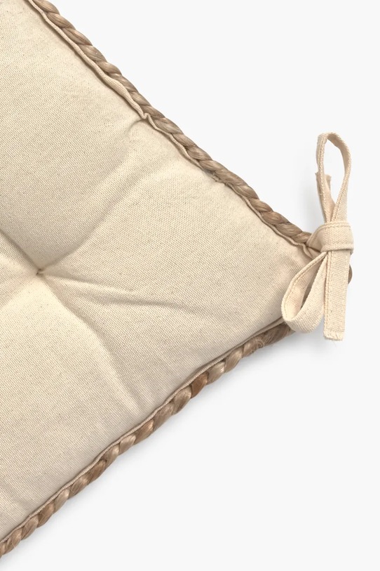 Salon i sypialnia Calma House poduszka na krzesło jutowa 40 x 40 x 4 cm URAL.40G.NAT beżowy