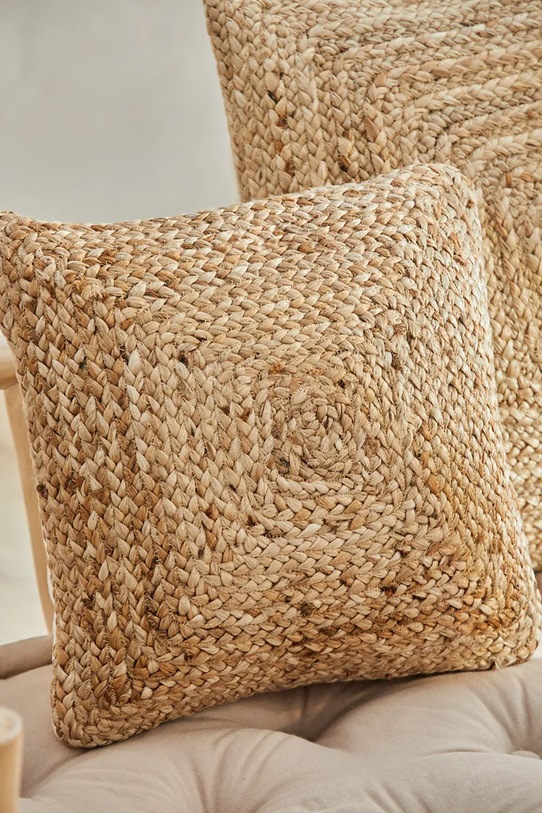 Calma House poszewka na poduszkę dekoracyjna jutowa 45 x 45 cm beżowy URAL.45.NAT