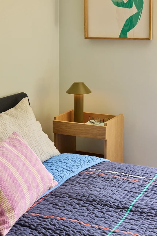 Hübsch poduszka dekoracyjna bawełniana 40 x 60 cm 702110 różowy