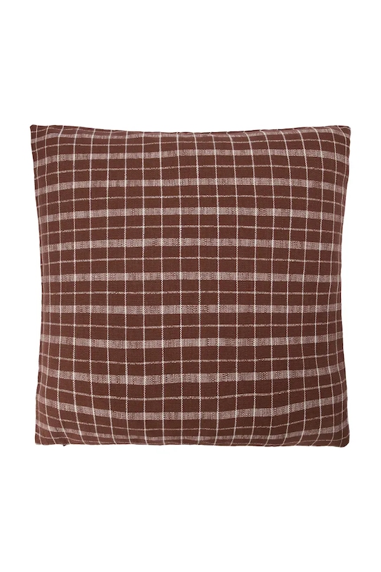 House Doctor poszewka na poduszkę dekoracyjna bawełniana 50 x 50 cm brązowy 204030060