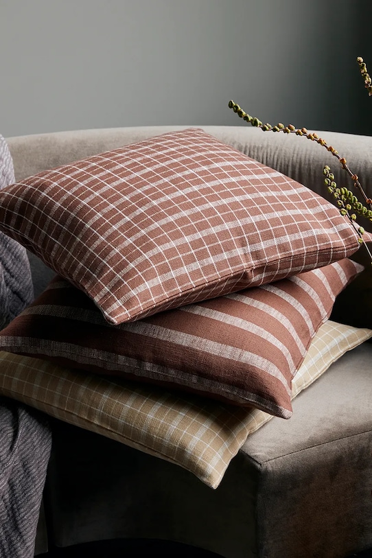 House Doctor poszewka na poduszkę dekoracyjna bawełniana 50 x 50 cm 204030060 brązowy AA00