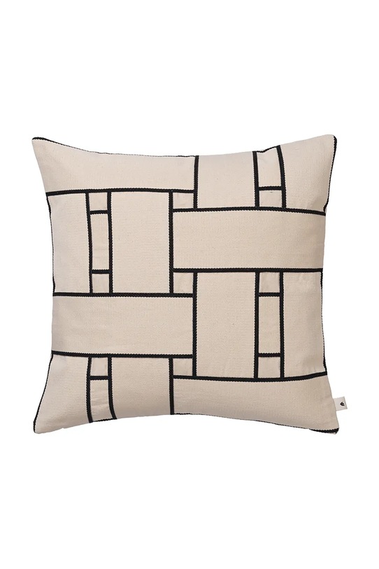 Ferm Living poduszka dekoracyjna bawełniana 50 x 50 cm beżowy 1104272921