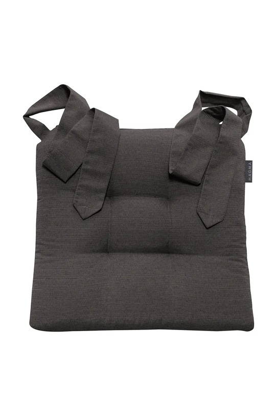 Magma poduszka na krzesło dekoracyjna z bawełną 42 x 46 x 7 cm czarny 36196.007