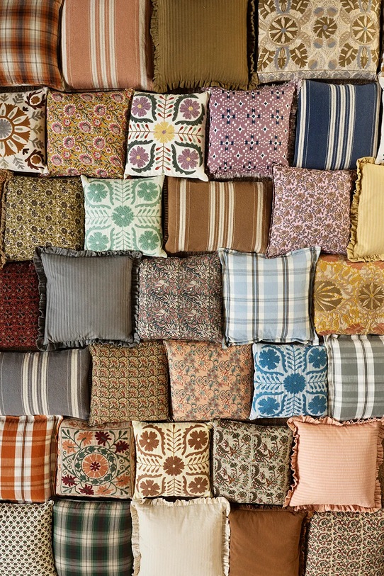 Madam Stoltz federa per cuscino decorativa in cotone 50 x 50 cm CCP.5050.325 multicolore AA00