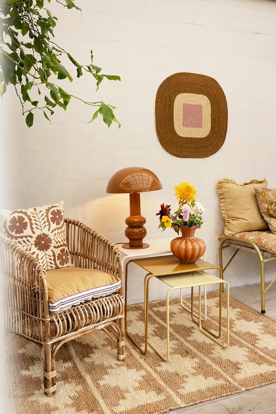 Salon i sypialnia Madam Stoltz poduszka dekoracyjna bawełniana 50 x 50 cm FM.0020.25D multicolor