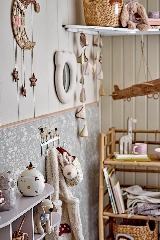 Bloomingville borcan de depozitare Agnes 82062361 alb