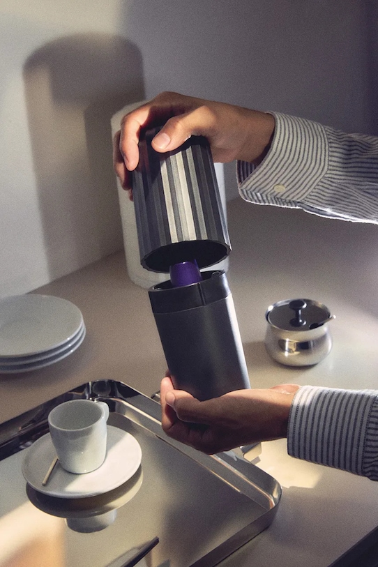 Alessi recipient pentru capsule de cafea Plisse MDL20.B