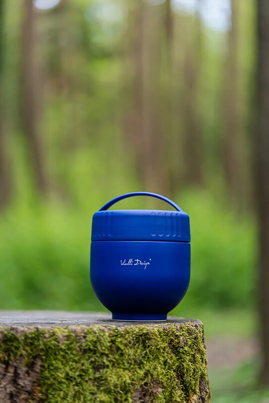 Термос с контейнером и ложкой Vialli Design Fuori 680 ml 0305 мультиколор