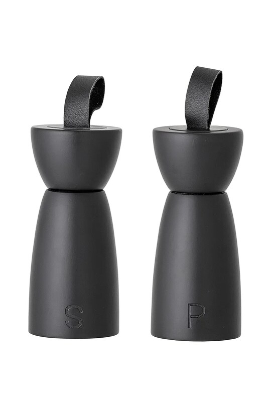 Bloomingville set de râșnițe de sare și piper Hanif negru 82048934
