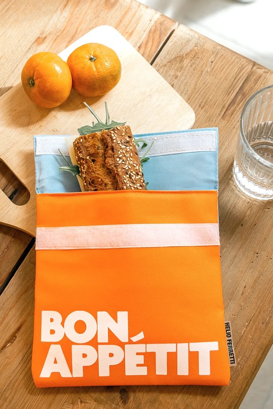 Κουζίνα και μπαρ Σακούλα για σνακ Helio Ferretti Bon Apetite 18 x 18 cm 122717 πολύχρωμο