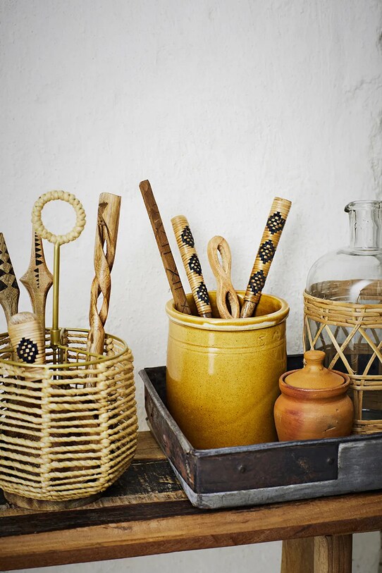 Kuchyň a bar Nádoba s víkem Madam Stoltz MSD.22S.25 oranžová