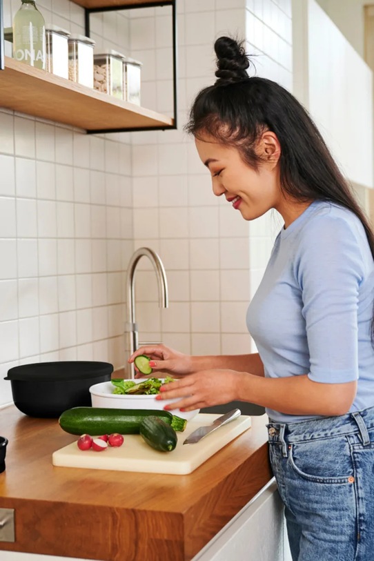 Комплект контейнери за съхранение с капак Mepal Lumina 2.0 250 / 750 / 1500 ml (3 броя) 106298041100 черен AA00