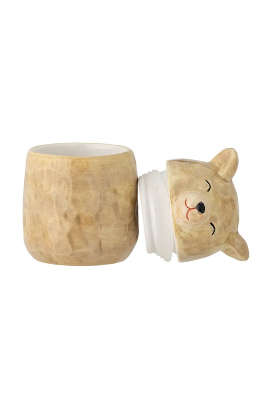 Bloomingville pojemnik z pokrywką Puk 145 ml 82060919 brązowy AA00