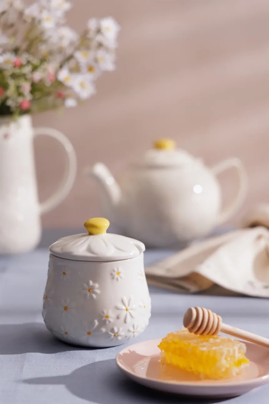 Price & Kensington recipient cu miere cu lingura 450 ml 0059.824 alb AA00