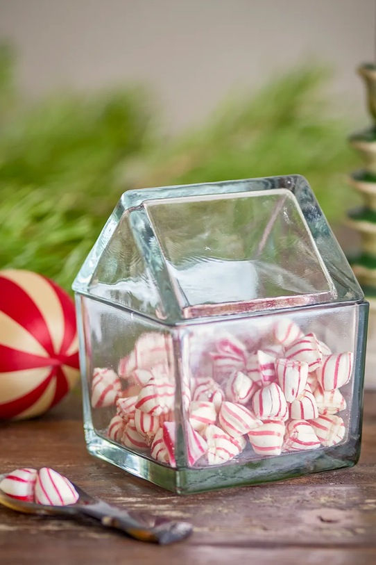Kuchnia i bar Bloomingville pojemnik z pokrywką Elius 550 ml 82068544 transparentny